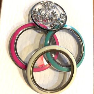 Origami Owl locket faces and window plate